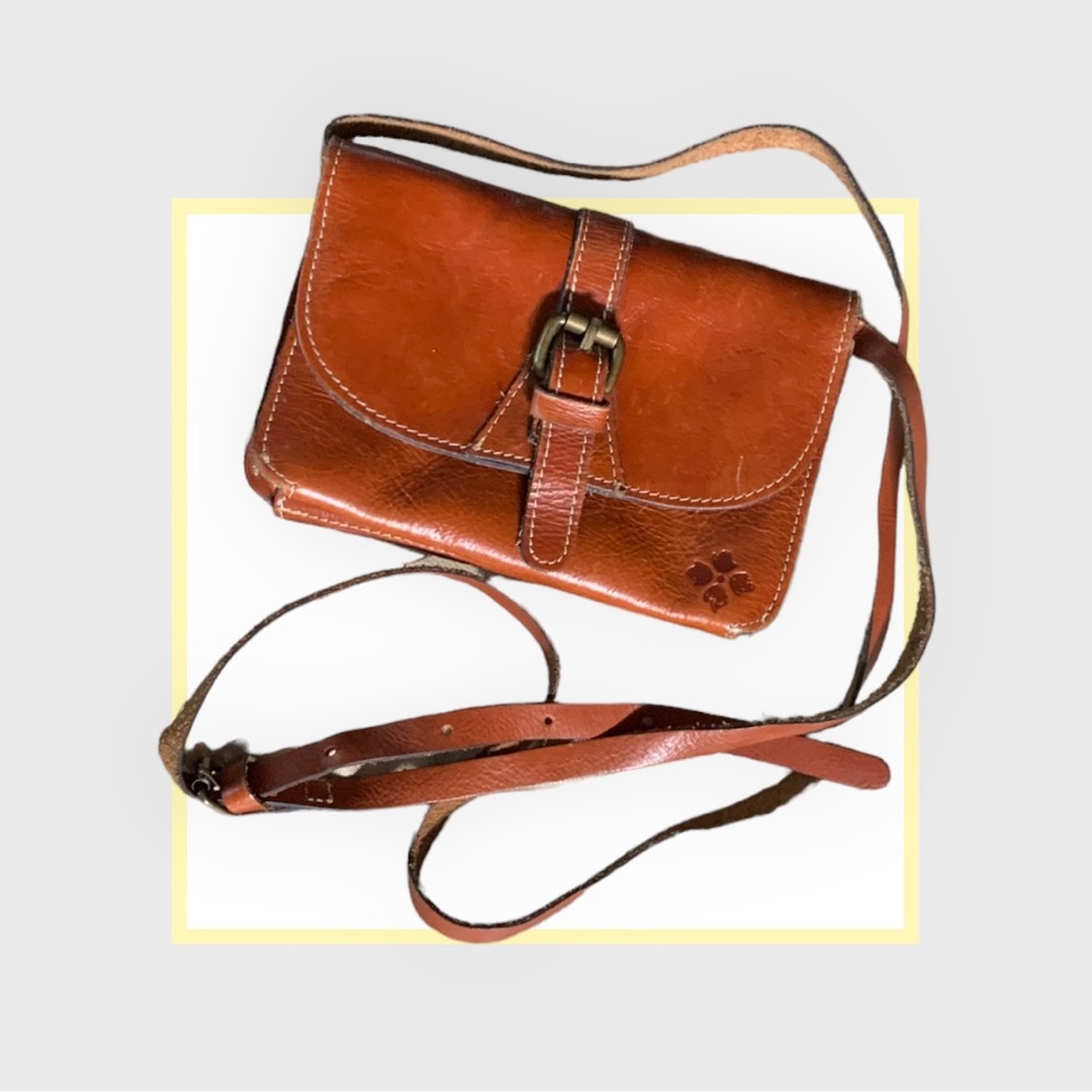 Patricia Nash vintage leather crossbody bag